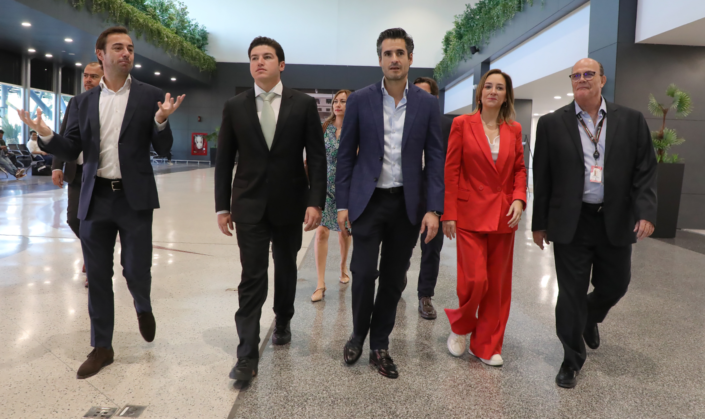 Tras anuncio de 6 nuevos vuelos internacionales, NL se consolida como hub aeroportuario a nivel mundial, Samuel García  