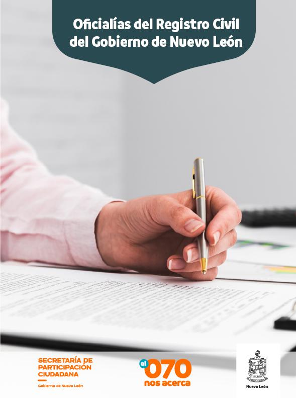 oficialías Registro Civil