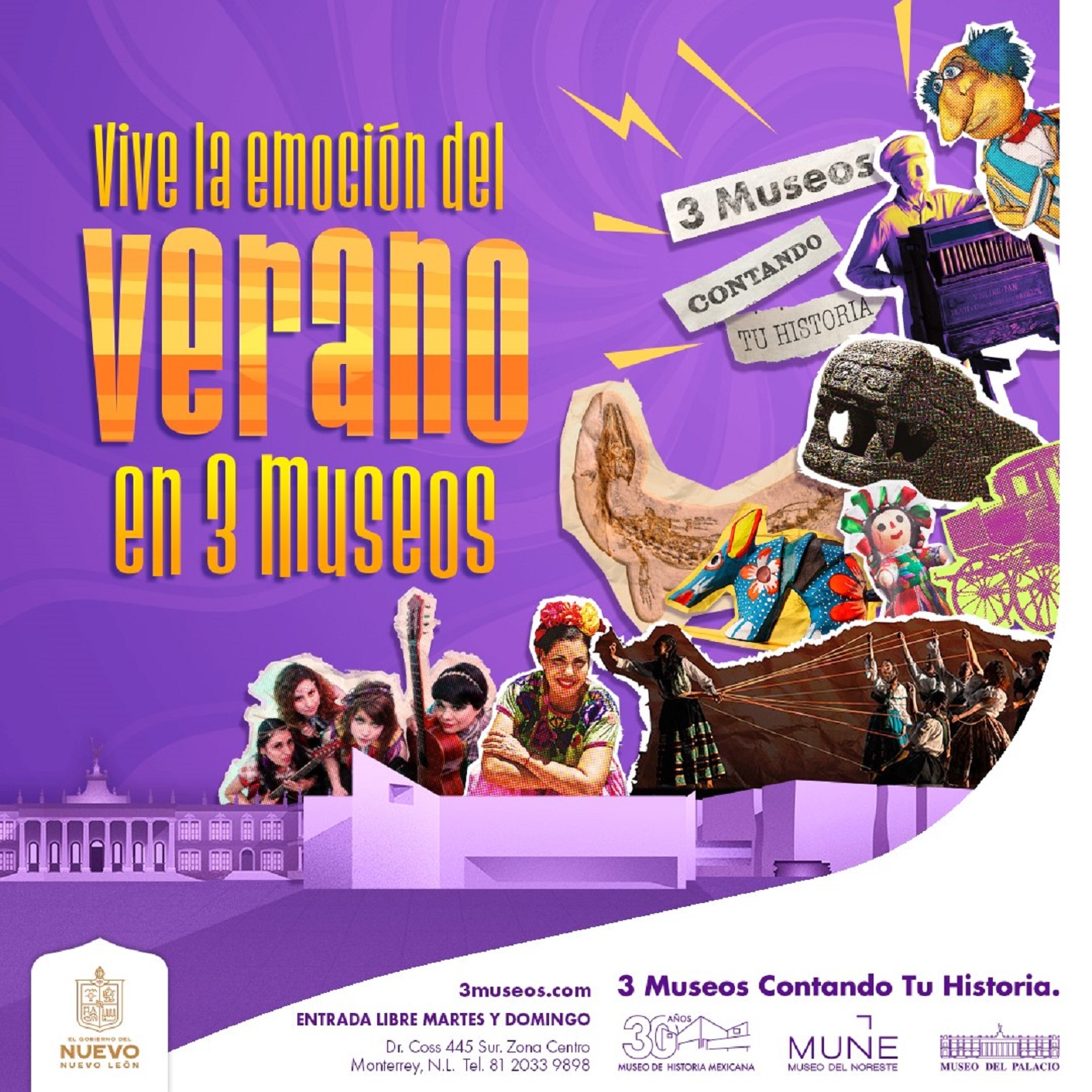 Vive la emoción del verano en 3 Museos