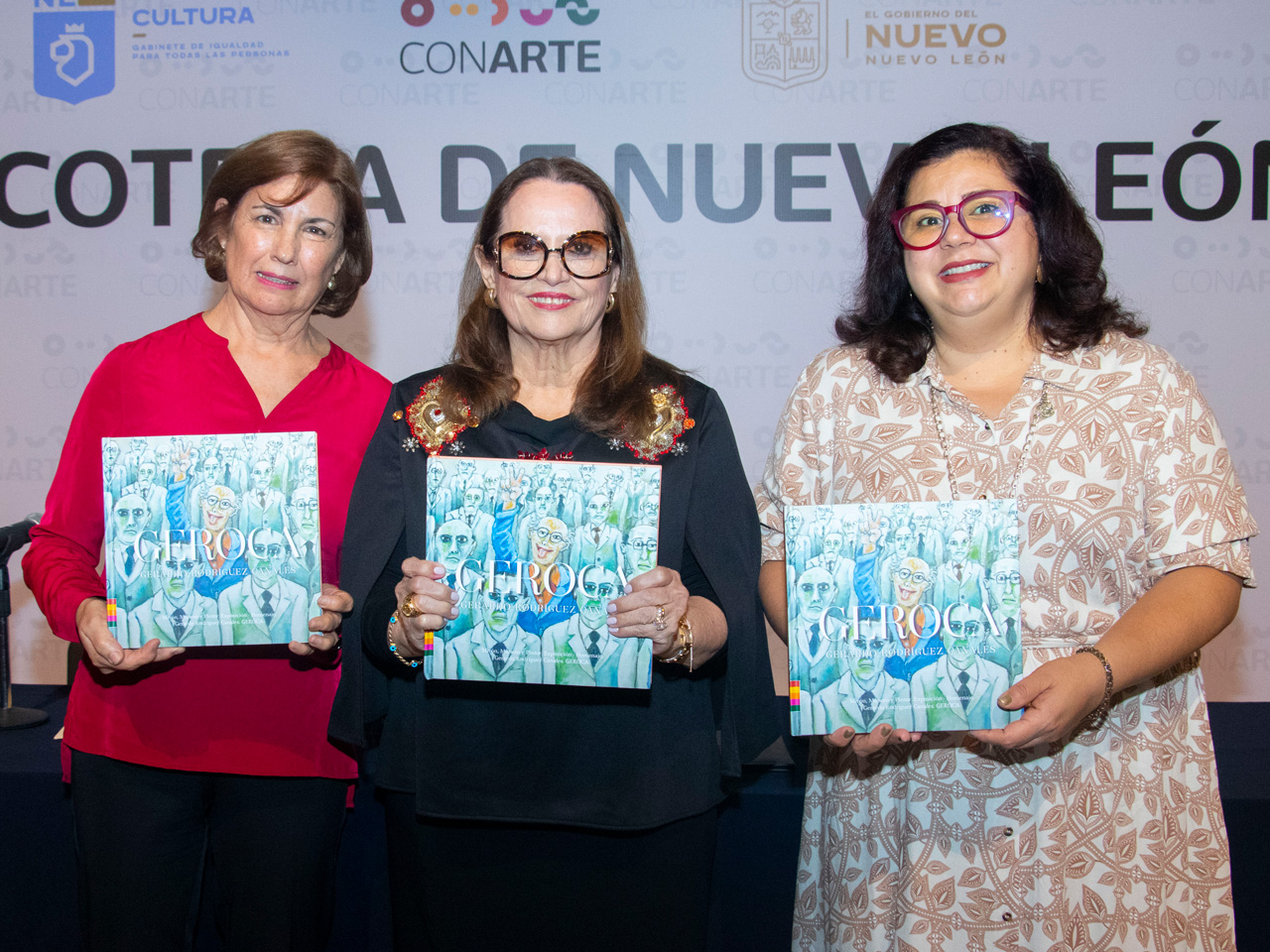 Guardan en catálogo la memoria de la magnífica exposición-Homenaje a Geroca en la Pinacoteca de NL