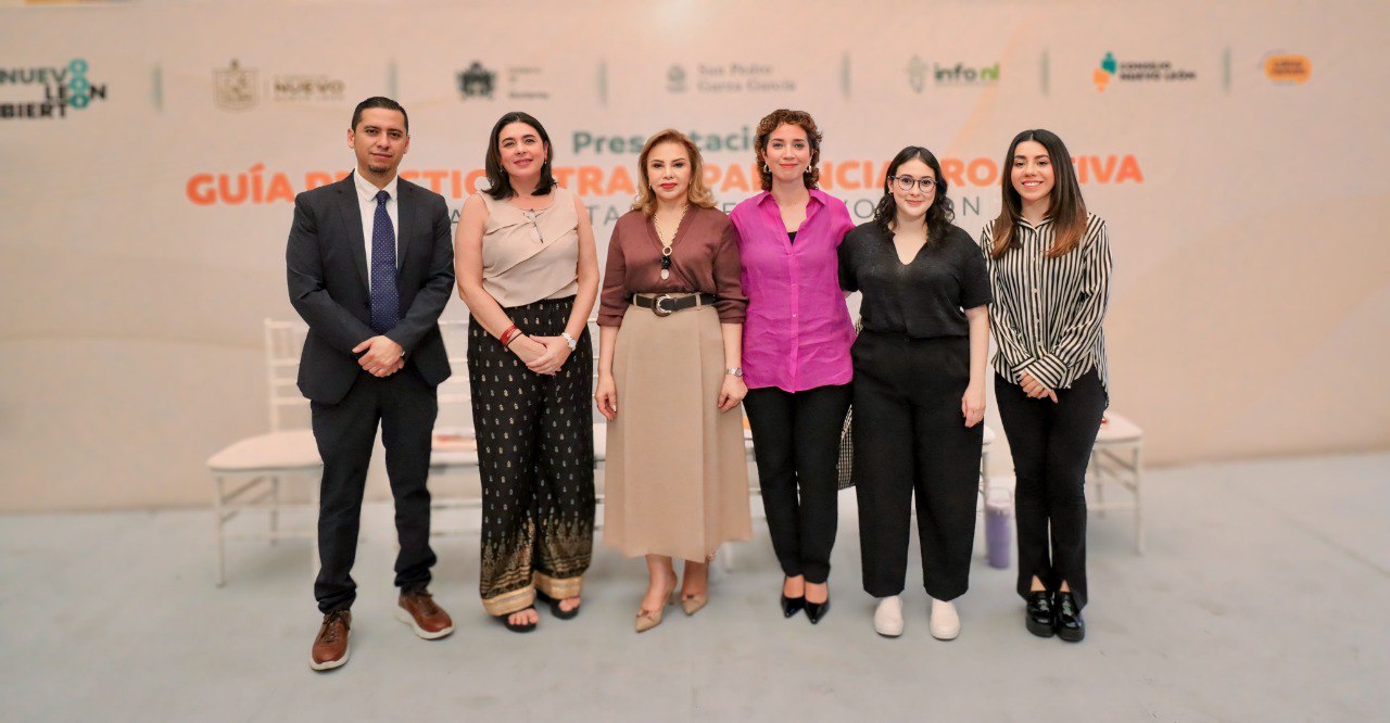 Presenta Coalición “Nuevo León Abierto” guía práctica de transparencia proactiva para el estado de Nuevo León