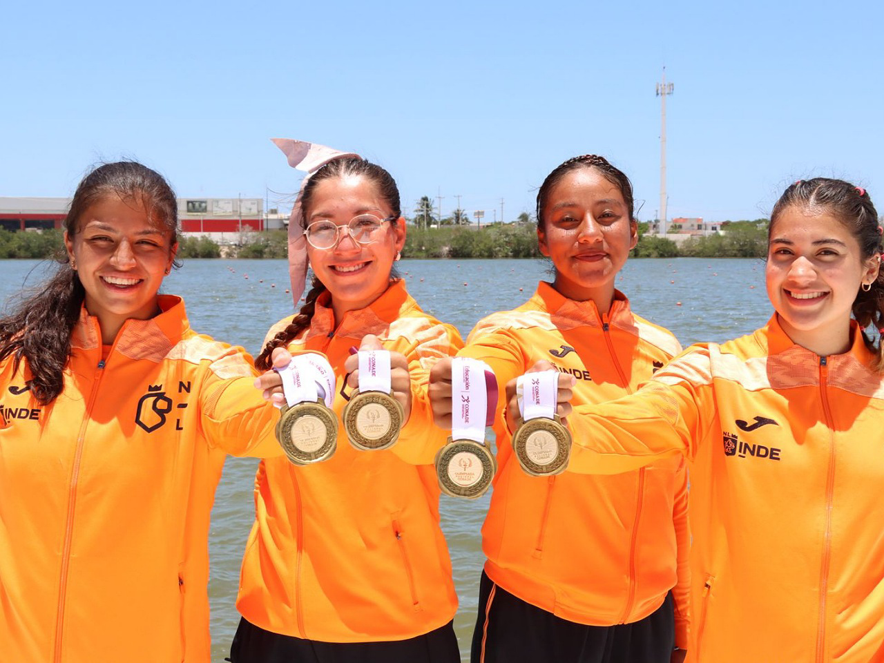 Suma Nuevo León 5 oros más en canotaje de Olimpiadas Nacionales 2025