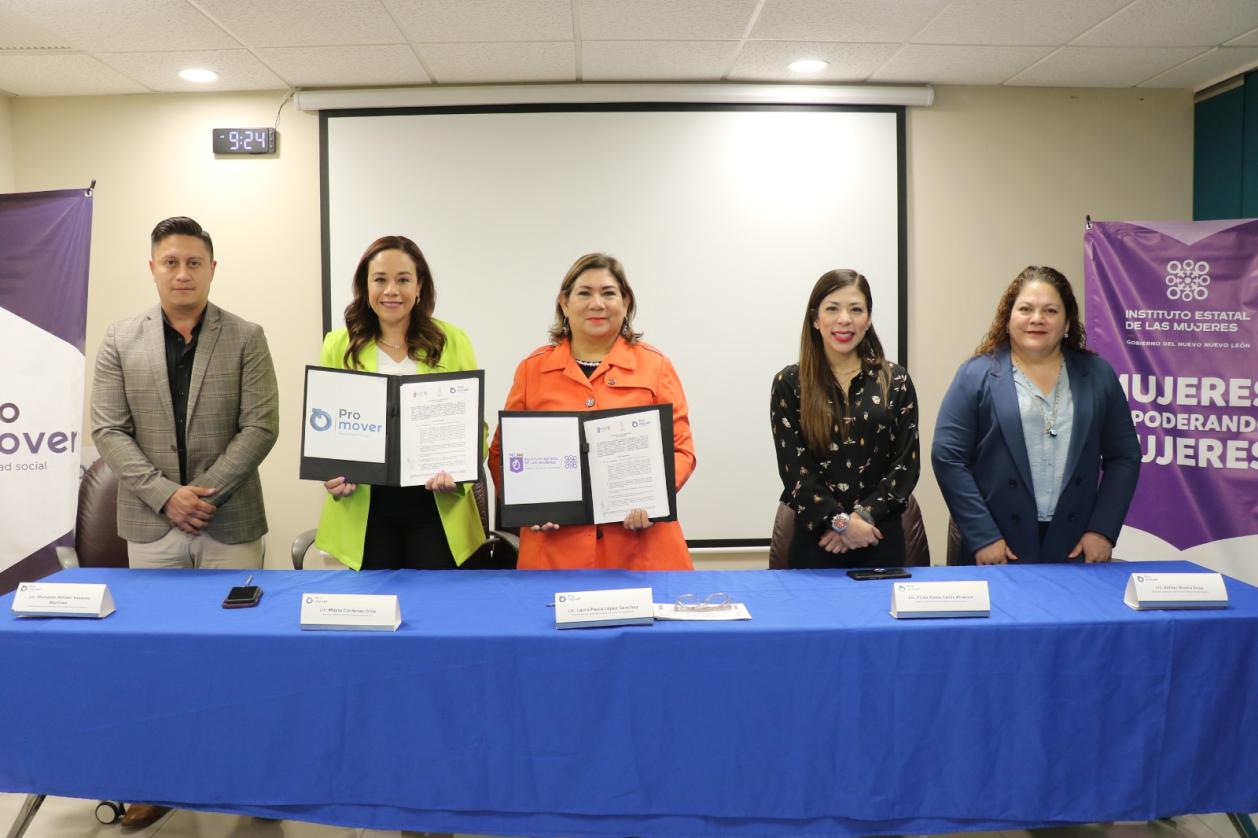 Firman Instituto Estatal de las Mujeres y Fundación Promover A.C. acuerdo para el empoderamiento femenino