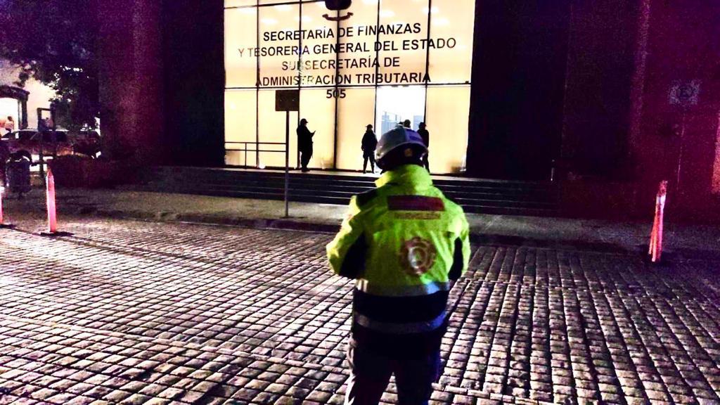 Descartan presencia de artefacto explosivo en oficinas de la Tesorería