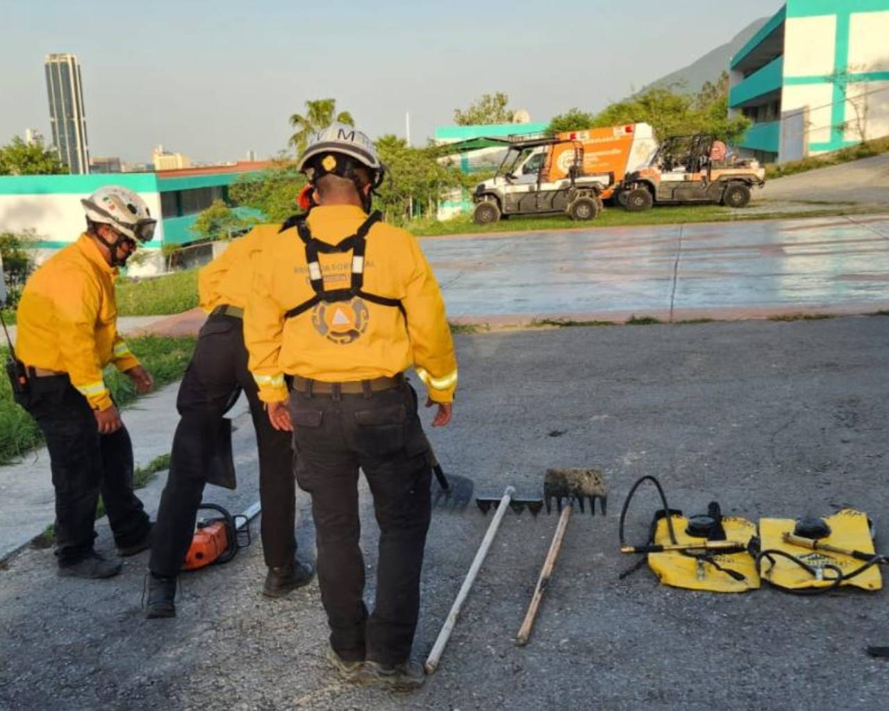 Activan Brigadas y Apoyo Aéreo para combate a Incendio Forestal en General Zaragoza