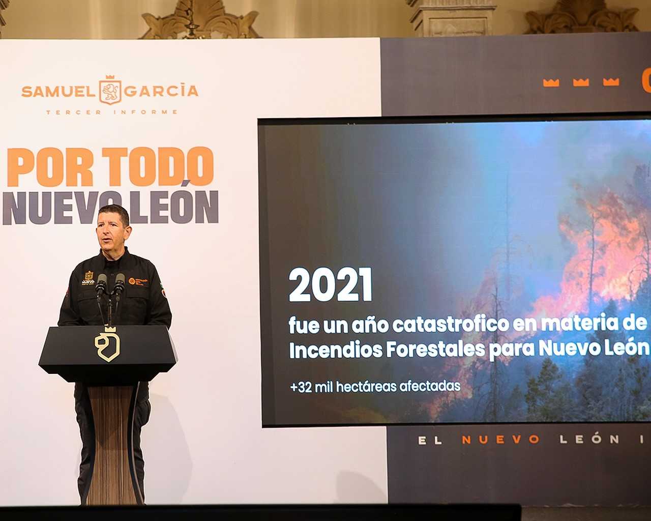 Tiene Nuevo León Protección Civil más especializada en incendios forestales a tres años de Gobierno