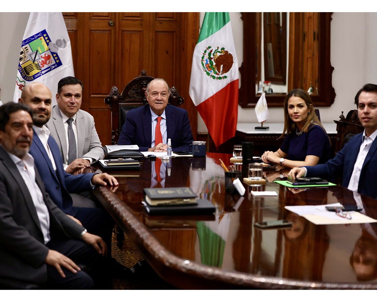 Se reúne Secretario de Gobierno con la presidenta del Congreso del Estado