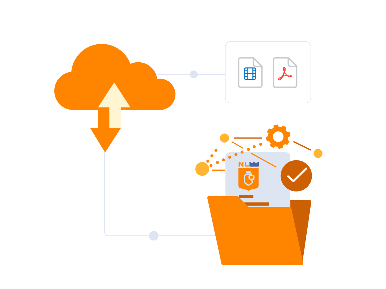Impartancia datos abiertos naranja