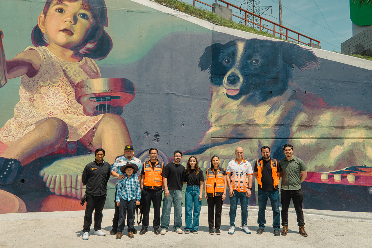 Entrega SCNL Murales de “Trazos Mundialistas” por vía doble