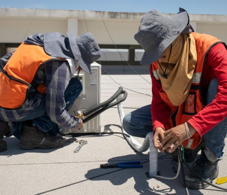 Refuerzan trabajos de mantenimiento integral y eléctrico en planteles de educación básica