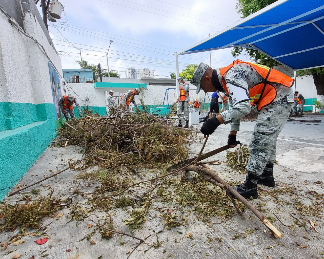 Llevan a cabo macro Brigada de Escuelas Dignas y Seguras