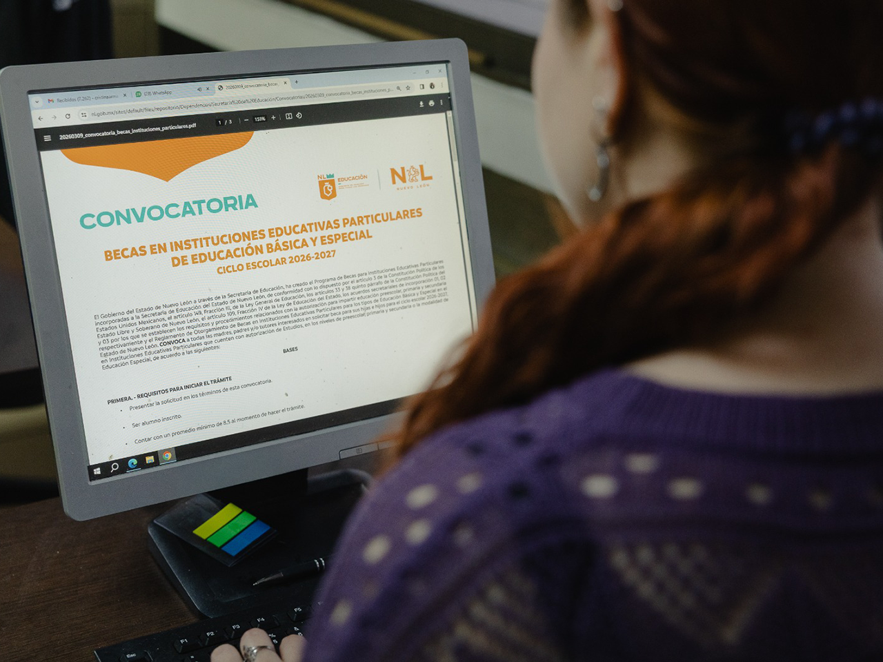 Inicia proceso para trámite de becas en escuelas particulares 2026-2027