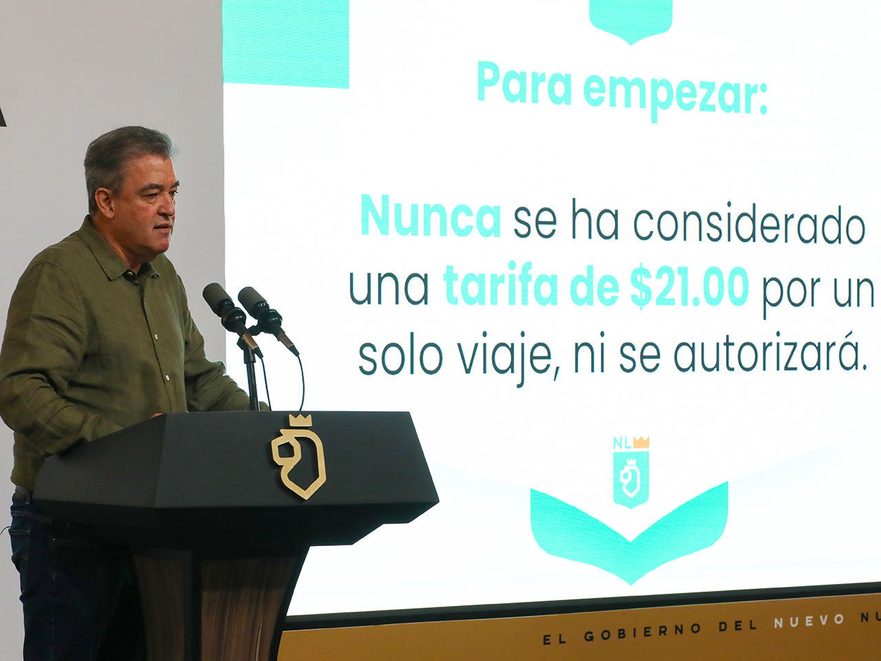 Descarta Estado tarifa de 21 pesos en transporte público