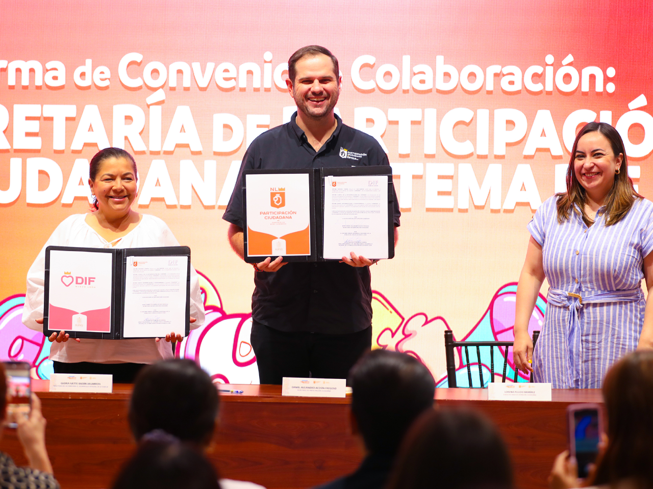 Firman Participación Ciudadana y DIF NL Convenio para Atención a través de 070