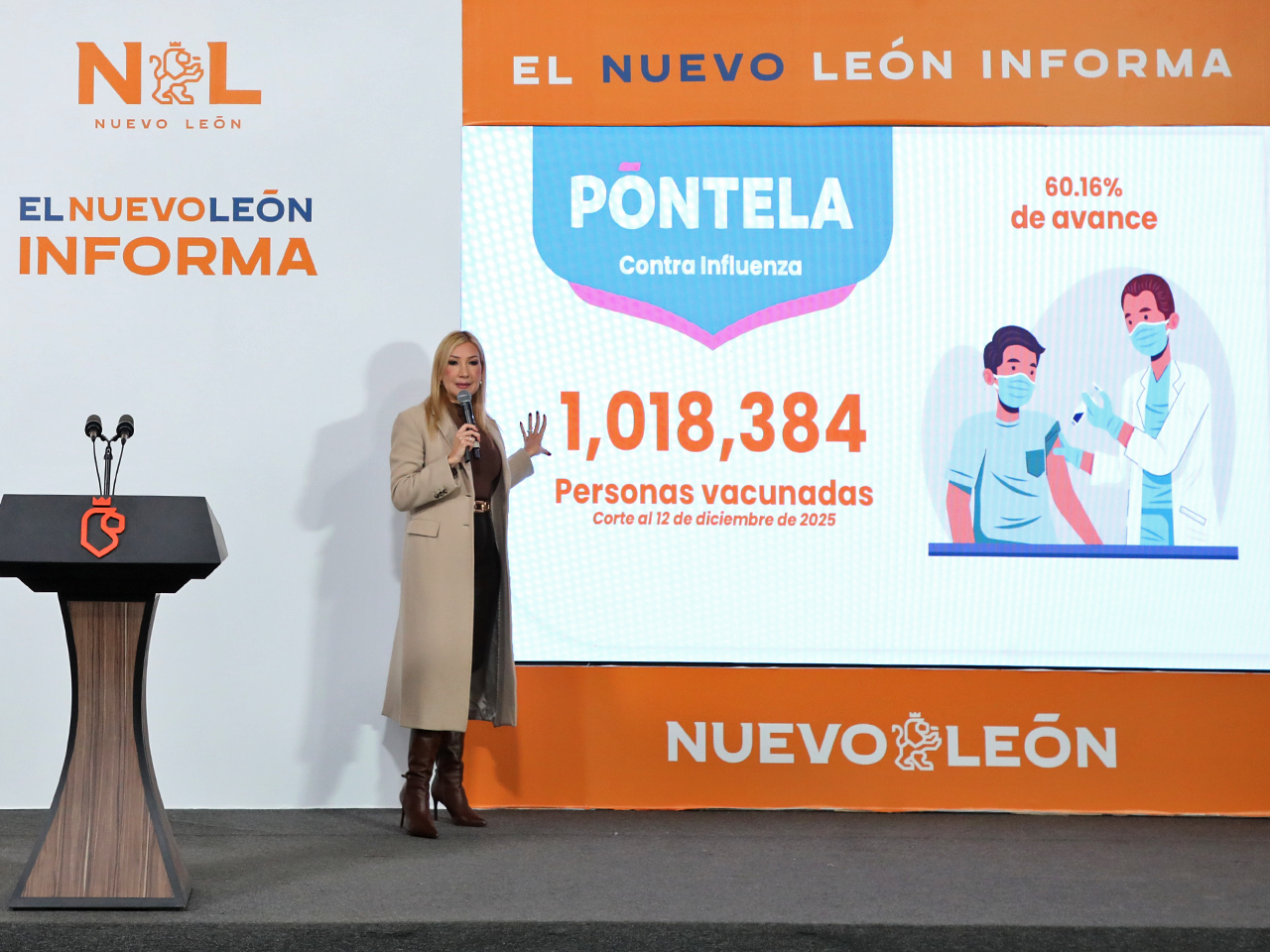 Nuevo León descarta casos de la nueva variante de influenza AH3N2 y refuerza llamado a la vacunación