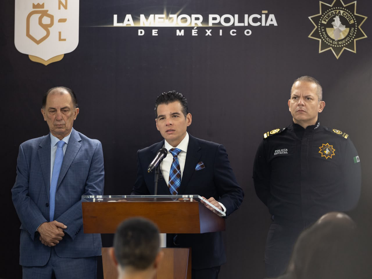 Destaca Nuevo León tendencia a la baja en delitos de alto impacto; Resalta ascensos en Fuerza Civil