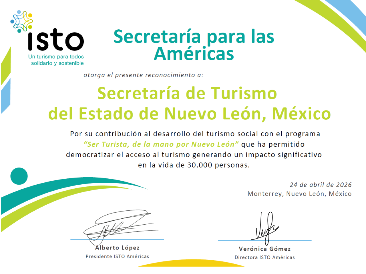 isto reconocimiento
