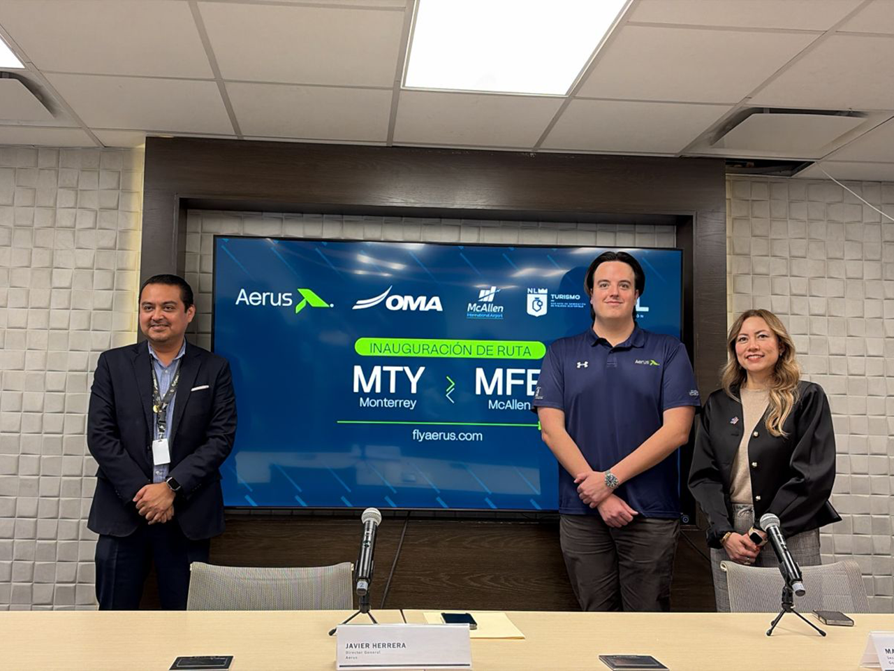Fortalece nueva ruta Monterrey–McAllen conectividad entre Nuevo León y el sur de Texas