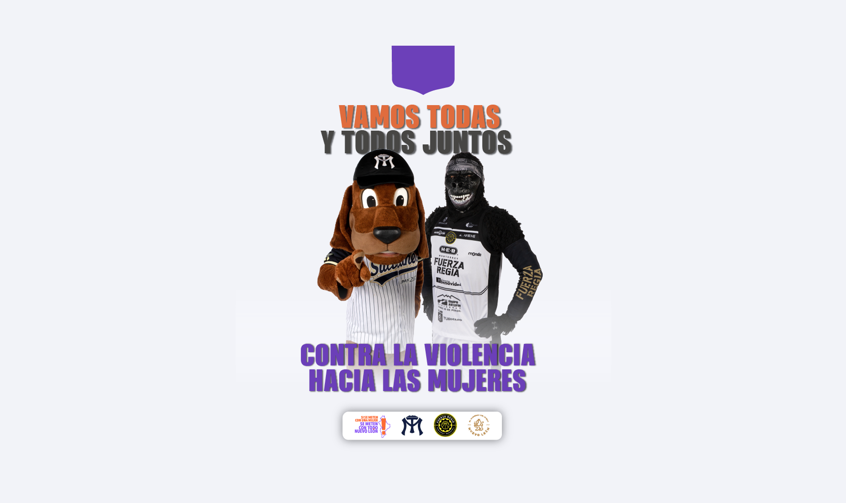 En Nuevo León hacemos equipo contra la violencia hacia las Mujeres