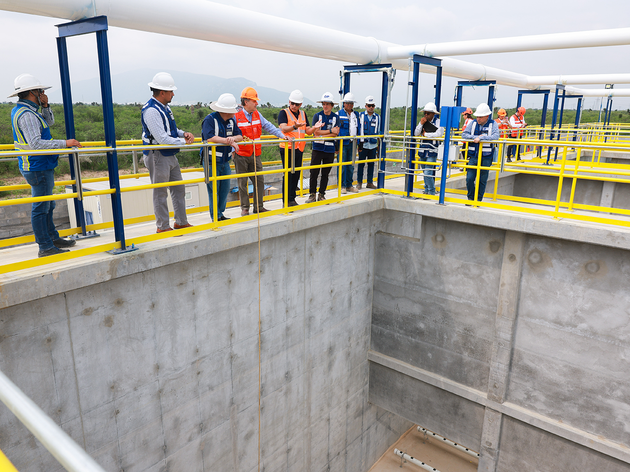 Avanza construcción de Nueva Planta Regeneradora de Agua en El Carmen