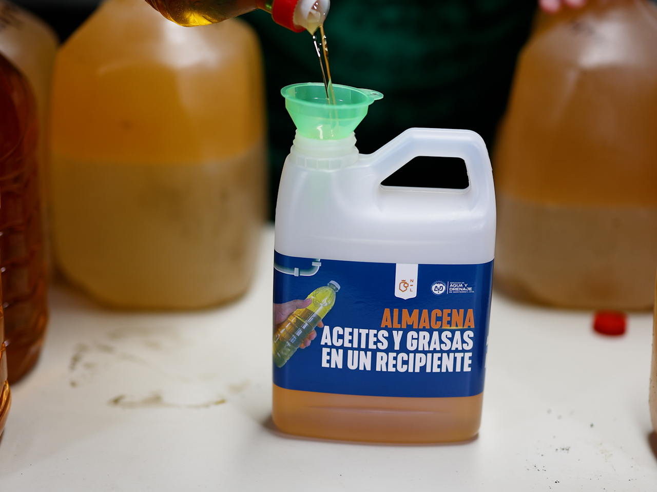 Agua y Drenaje arranca Campaña de Recolección de Aceite Doméstico