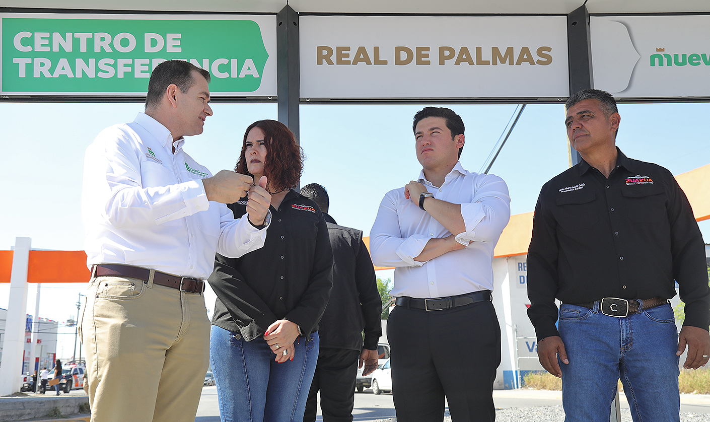 Entrega Gobernador Centro de Transferencia Real de Palmas en Zuazua