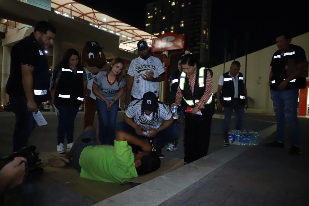 DIF Nuevo León y Sultanes trabajan en sinergia en apoyo a personas en situación de calle