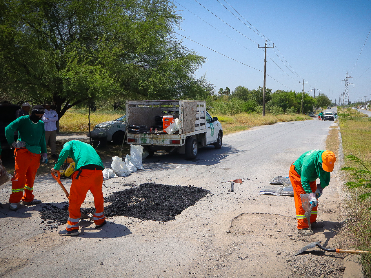 Lleva Estado reparaciones urbanas a Cerralvo para mejorar seguridad y espacios públicos