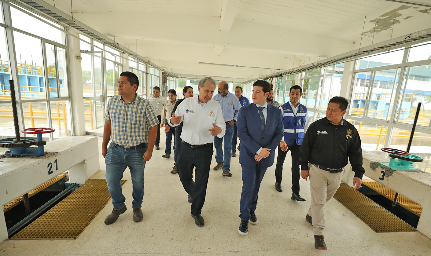 Supervisa Samuel García operaciones en segundo bombeo del Cuchillo II