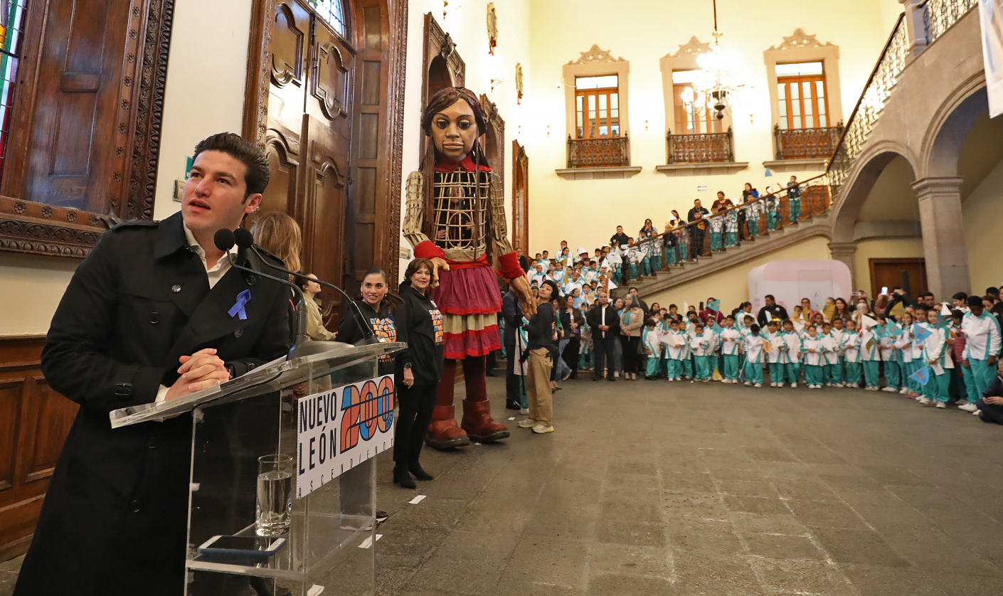 “Que sepan en todo Nuevo León y en todo México que lo más importante de este Gobierno son los Niños y las Niñas” Samuel García