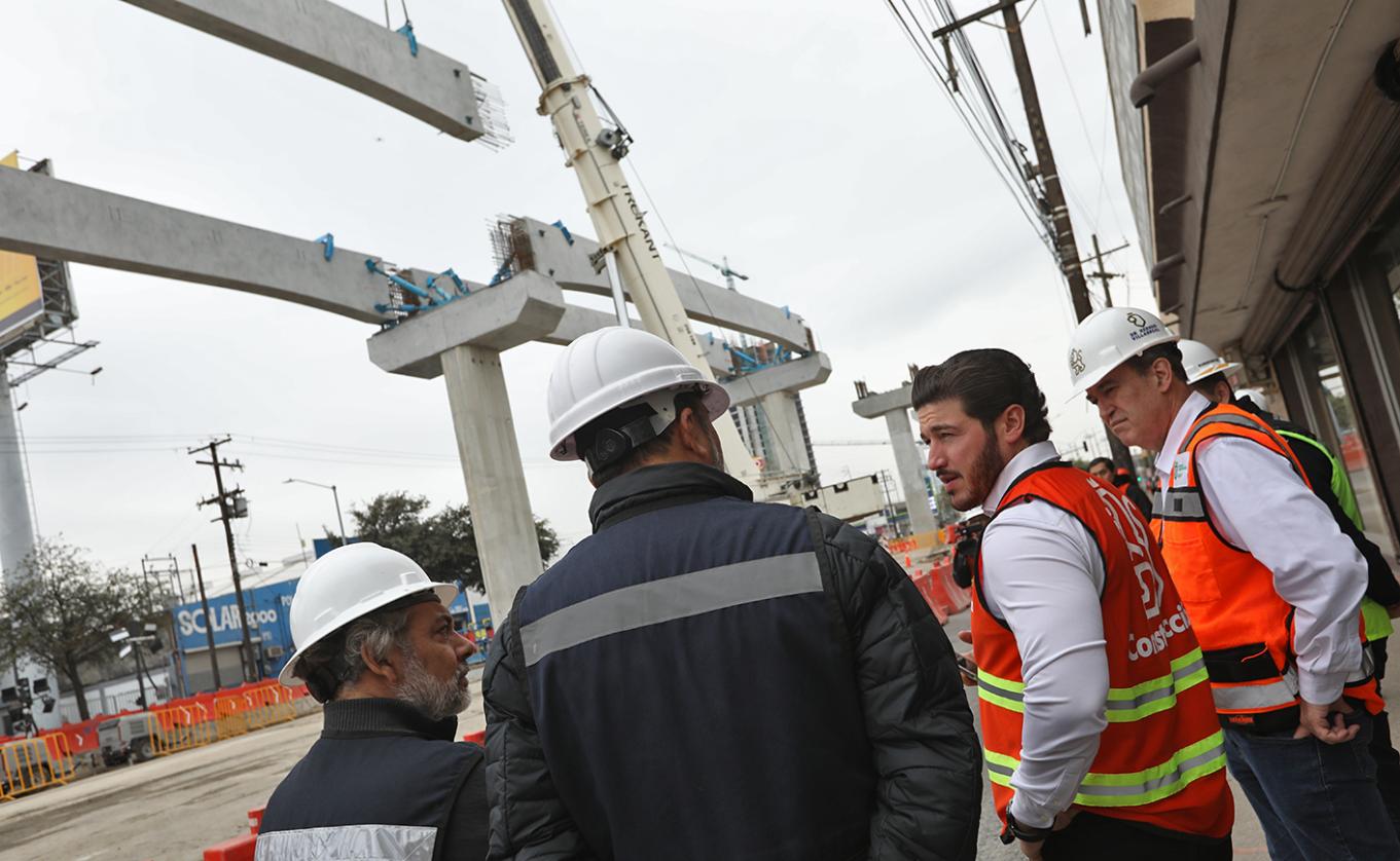 Supervisa Samuel García montaje de Trabes de Rodadura de la Línea 6 del Metro