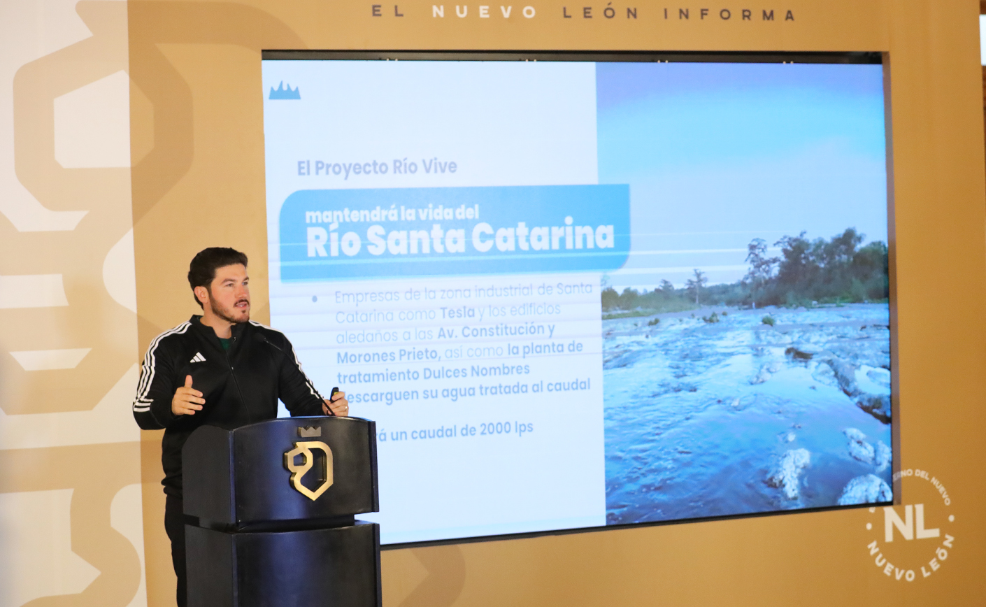 Presenta Samuel García nuevas obras hídricas con proyección al Mundial FIFA 2026