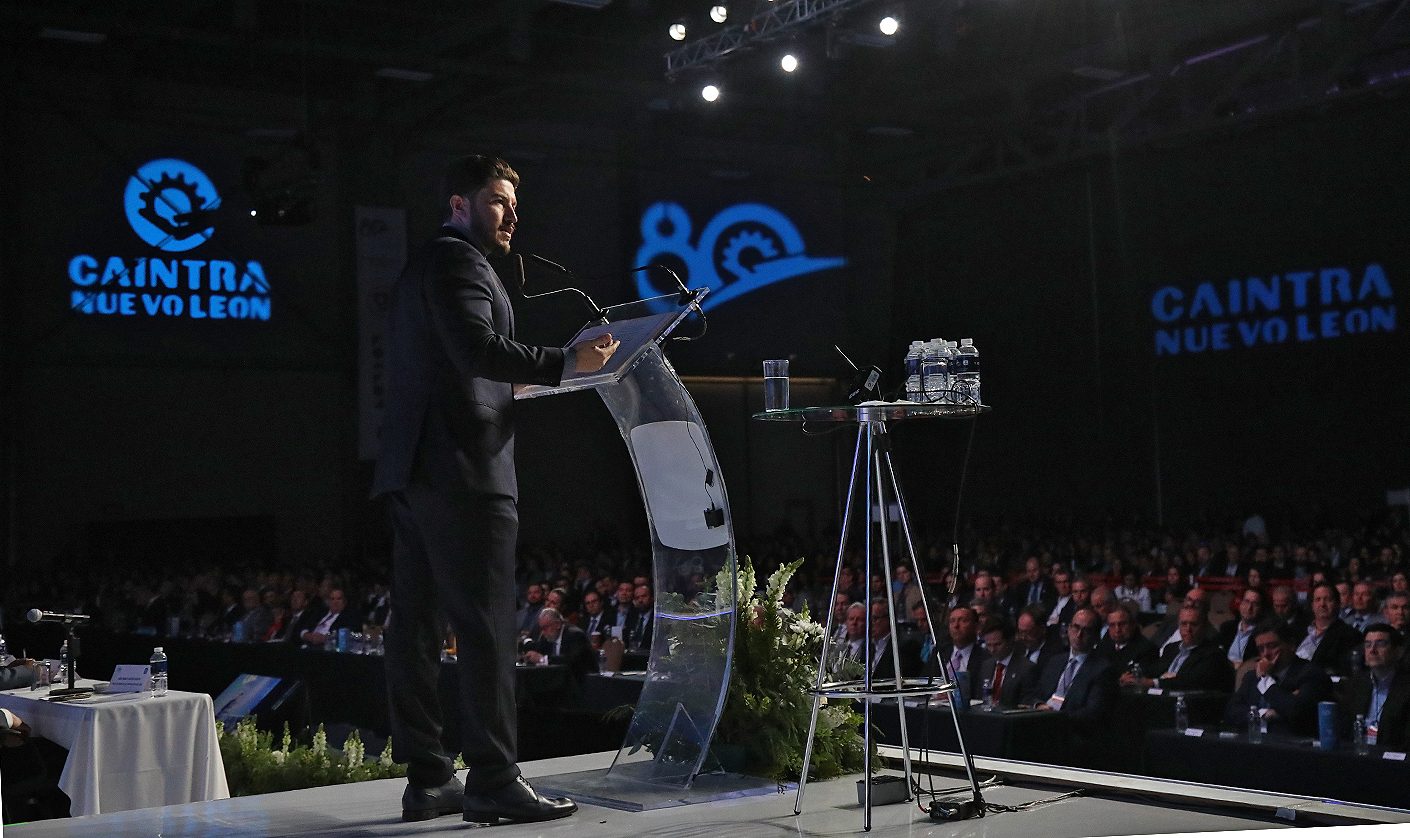 Asiste Gobernador a la LXXX Asamblea General Anual de la Caintra de Nuevo León