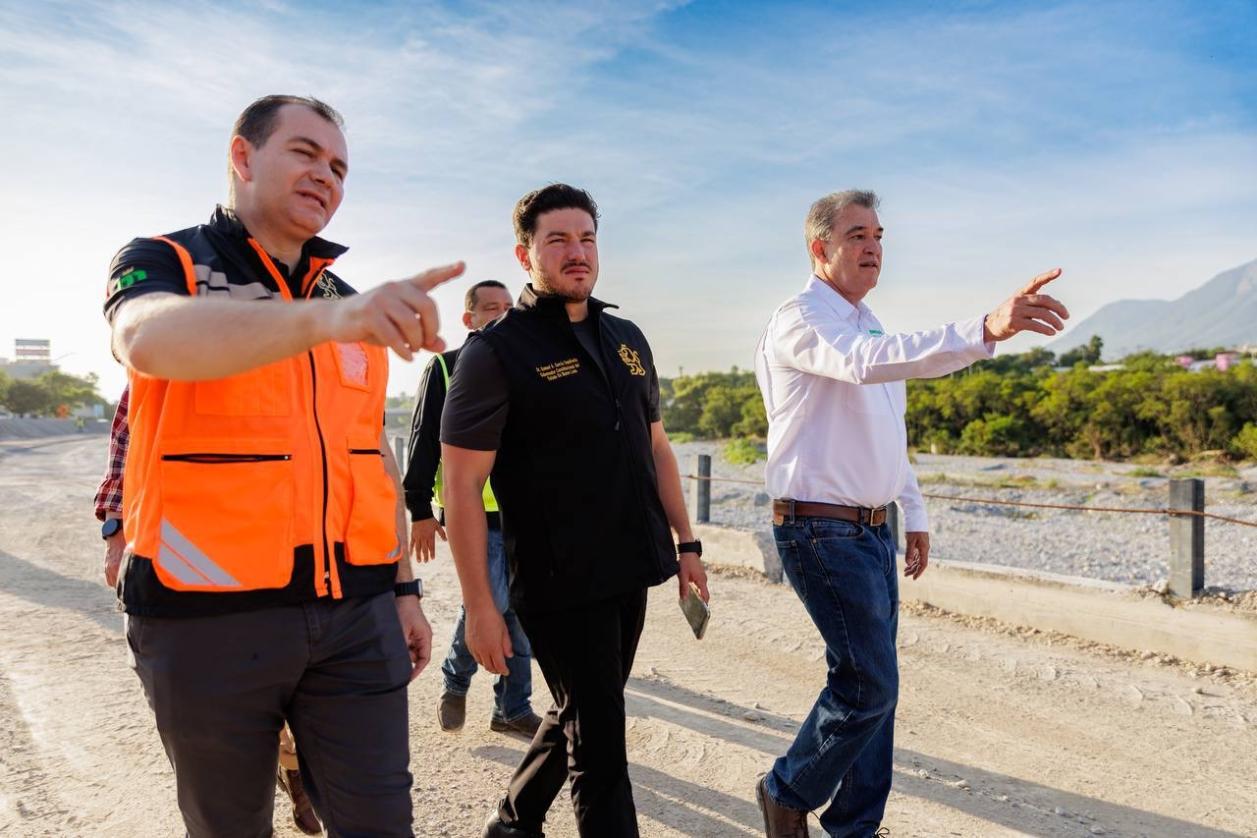 Supervisa Gobernador avance de obra del Par Vial en Morones-Constitución