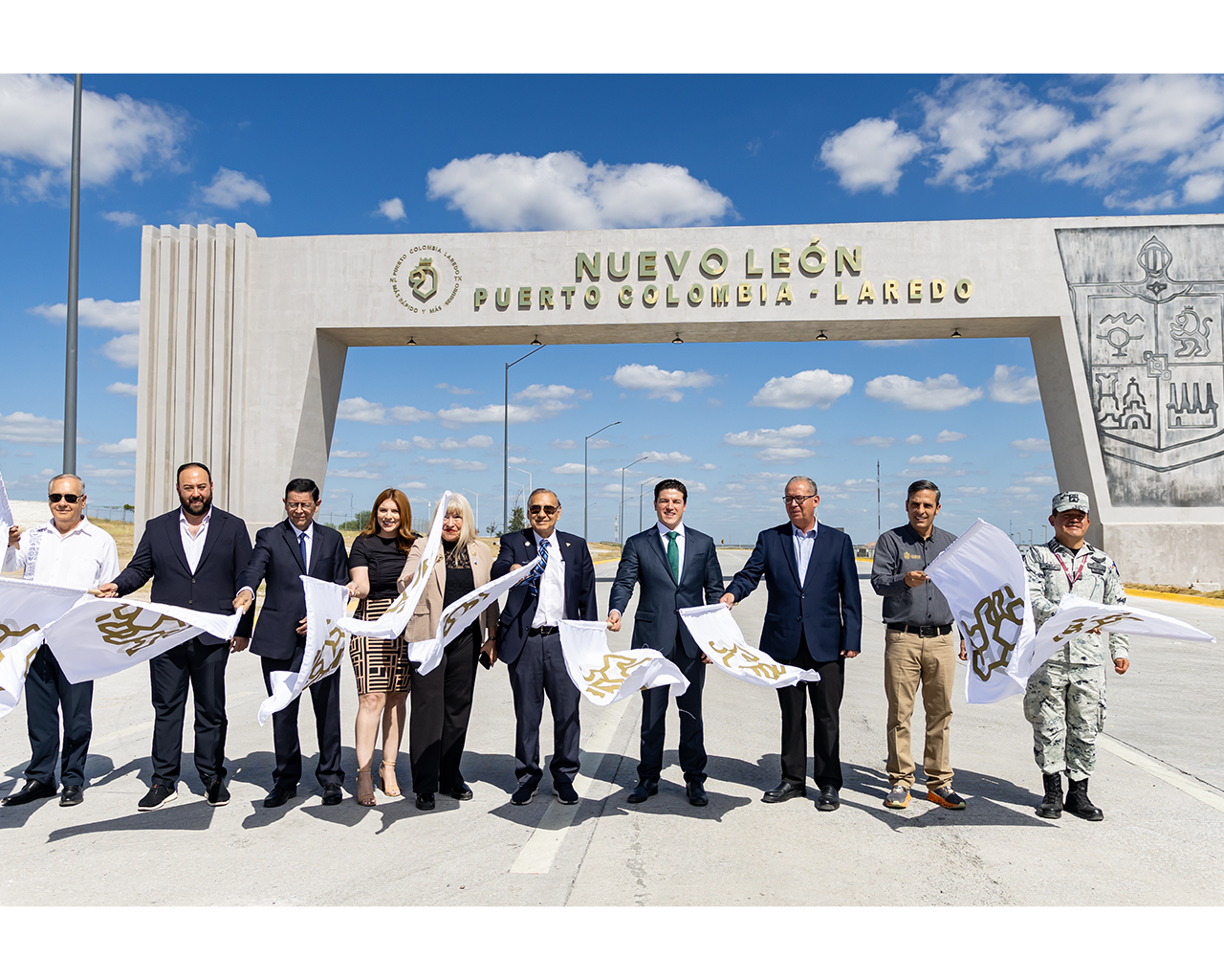 Inaugura Gobernador ampliación de carriles en Aduana Colombia