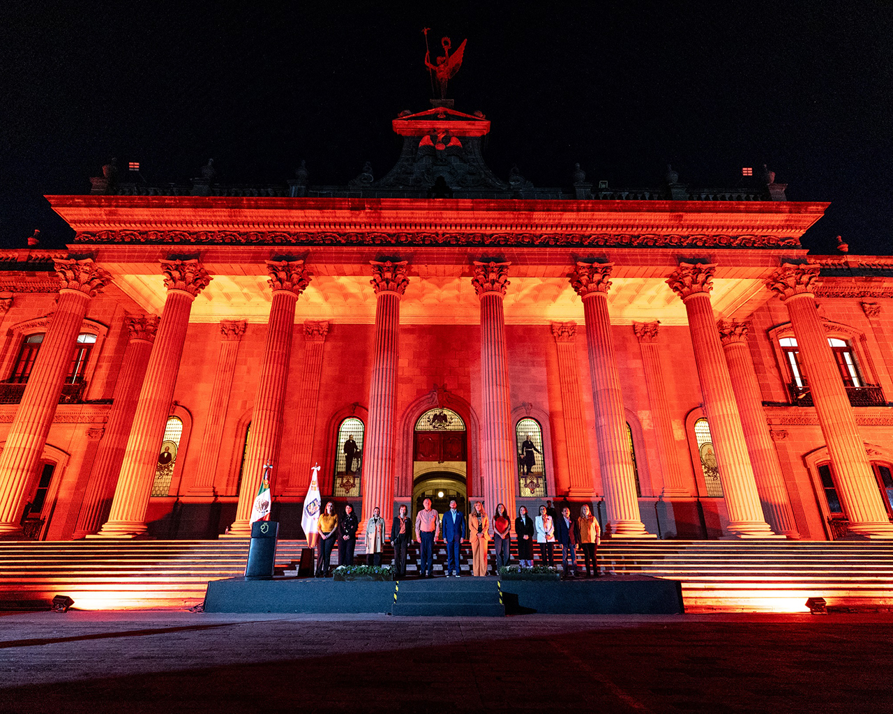 Ilumina Nuevo León su Lucha por la Eliminación de la Violencia contra las Mujeres y Niñas