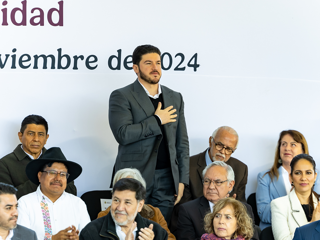 Firma Samuel García Acuerdo Nacional por el Agua 