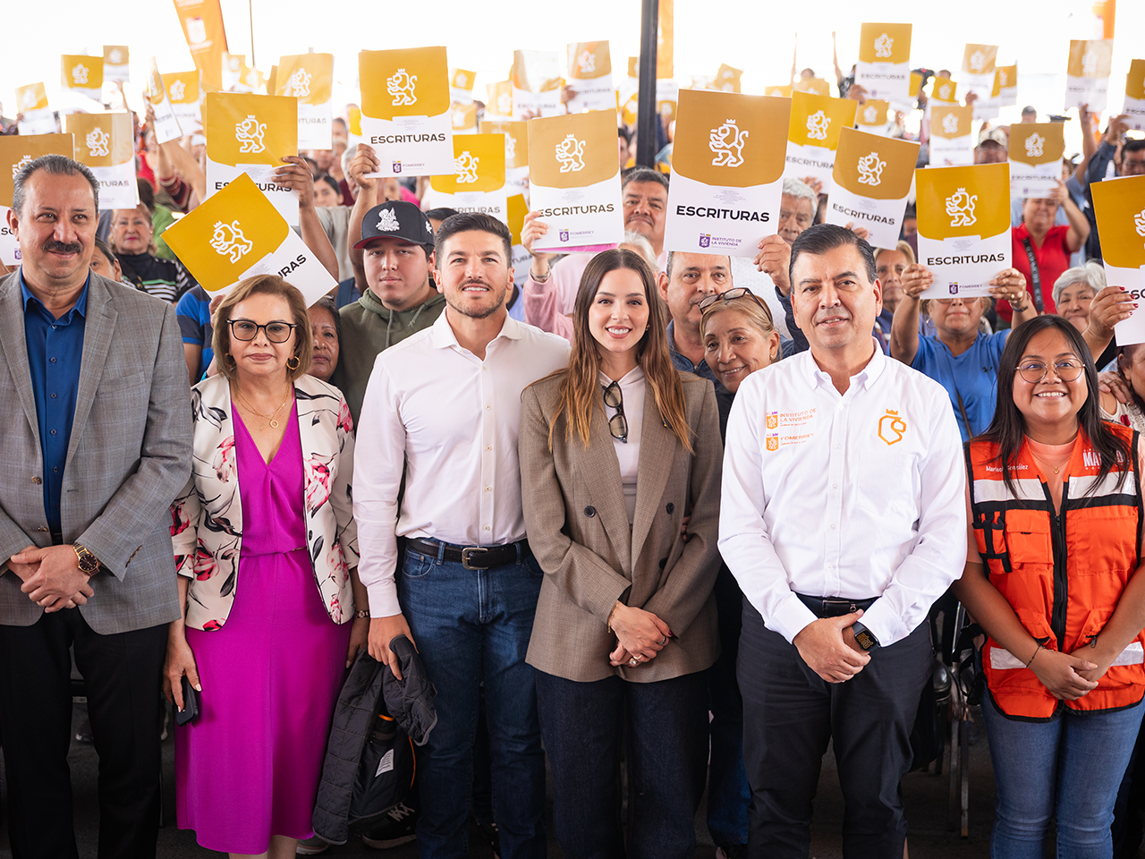 "En 4 años hemos hecho récord en entrega de escrituras".- Samuel García