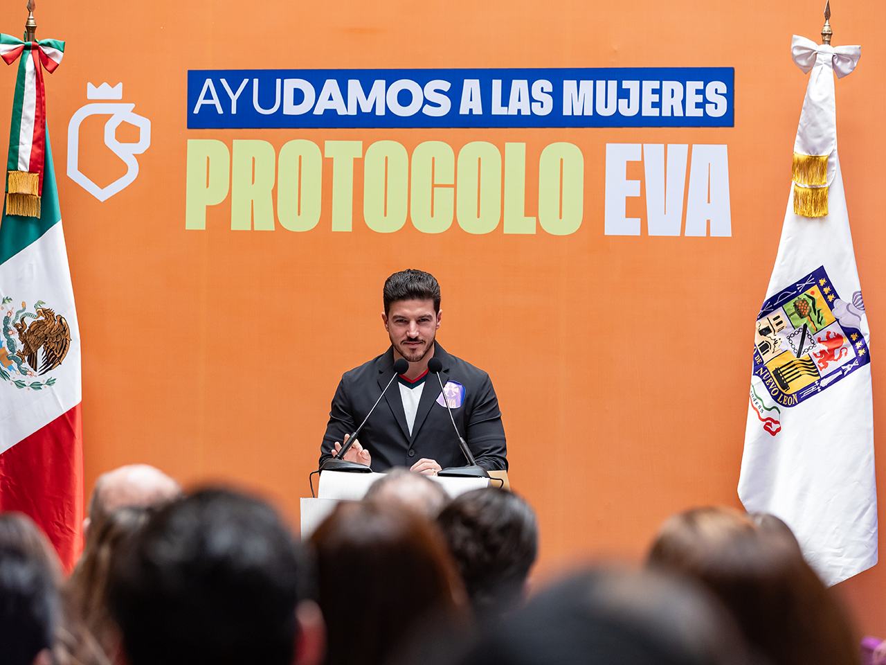 Lanzan Samuel García y Mariana Rodríguez Protocolo EVA  para prevenir violencia contra las mujeres en establecimientos