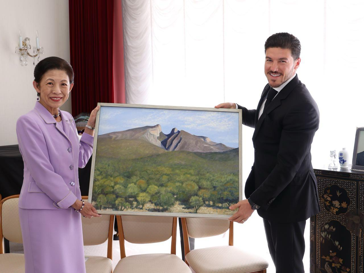 Sostiene Samuel reunión con la Princesa de Japón Hisako de Takamado