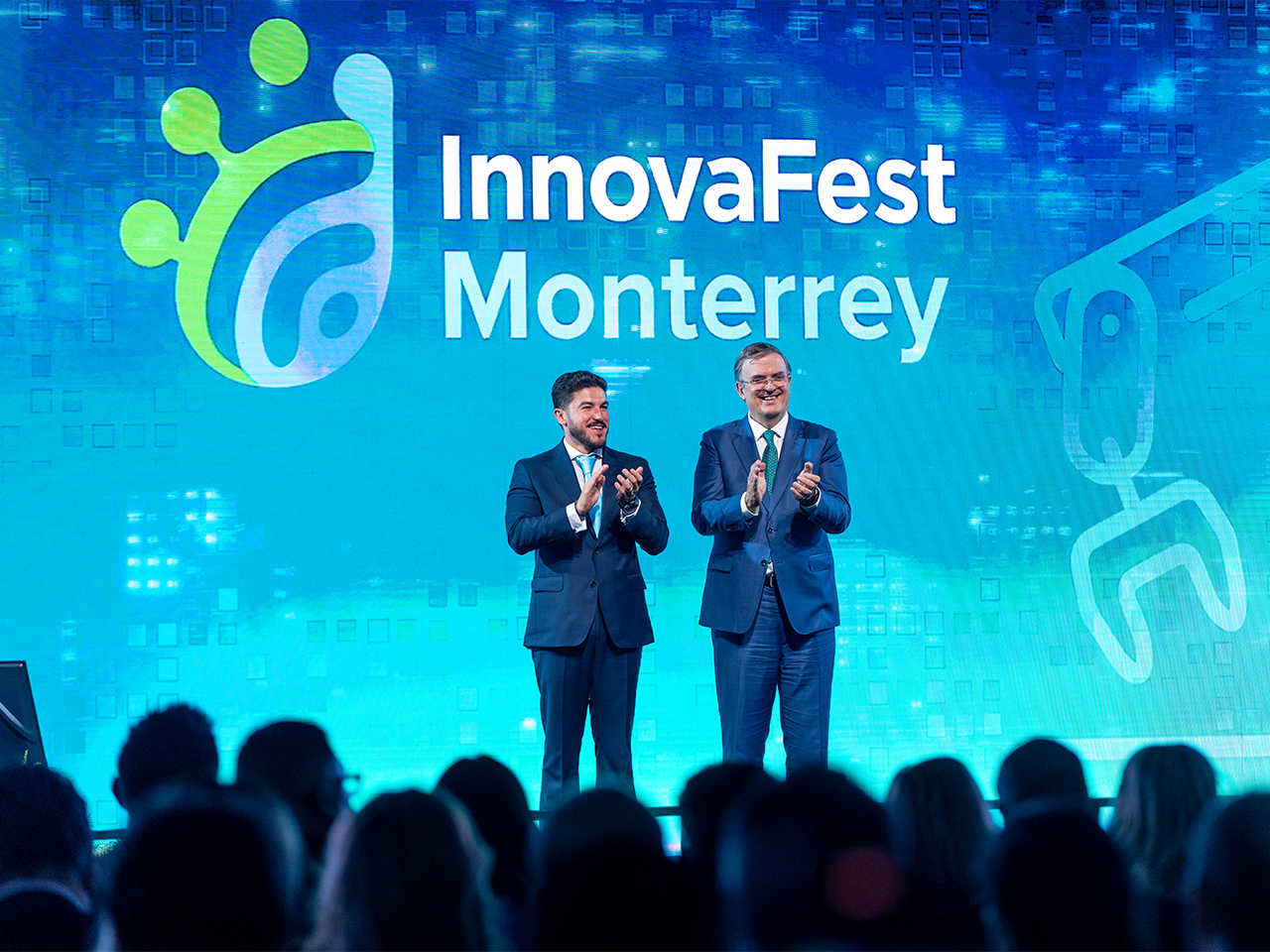 Pasan Samuel García y Marcelo Ebrard estafeta de Innovafest a Querétaro