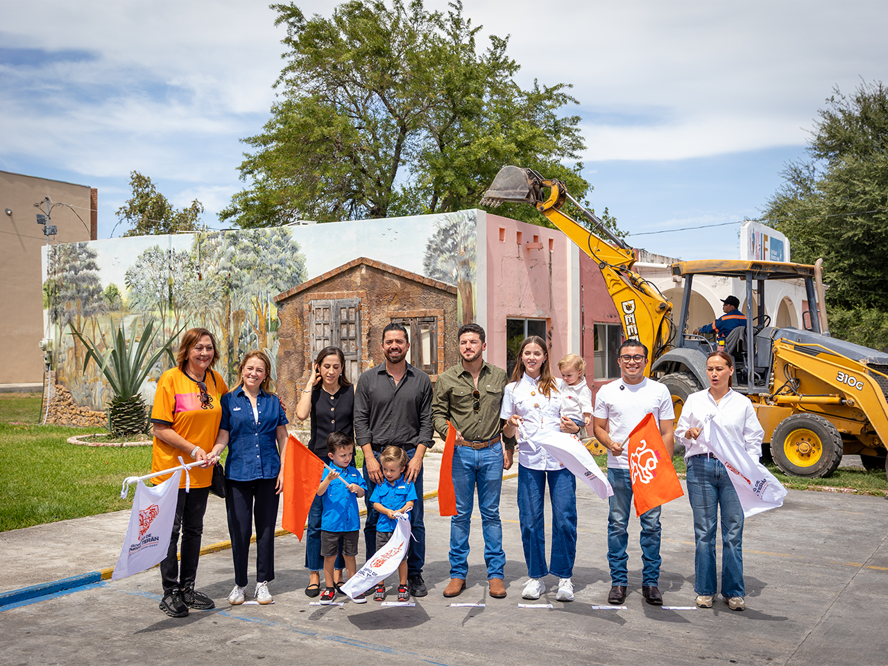 Da Gobernador banderazo de arranque de construcción de Casa del Adulto Mayor en General Terán