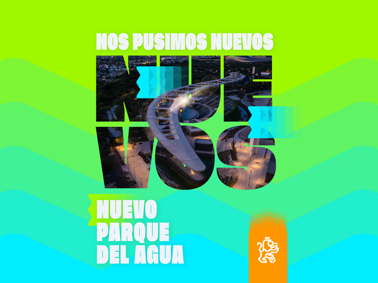 Nos pusimos nuevos. Nuevo Parque del Agua.